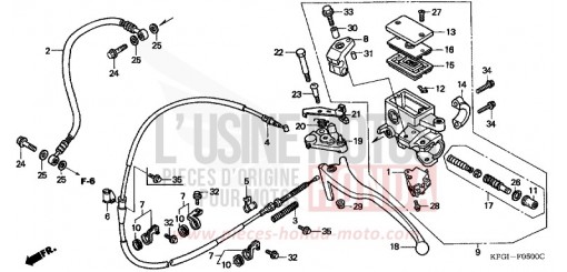 MAITRE-CYLINDRE FREIN AR. CYLINDRE FES2501 de 2001
